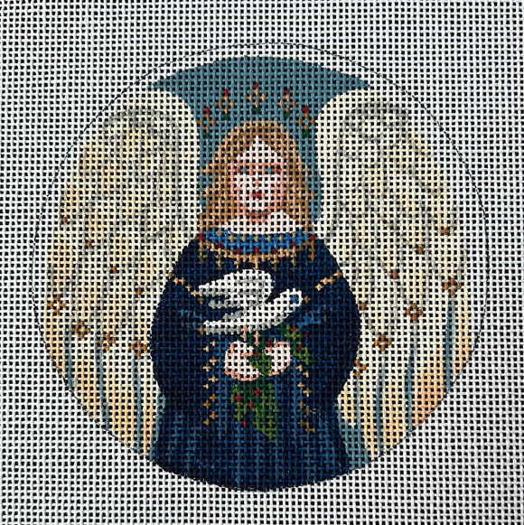 TTOR222 -Dove Angel Ornament