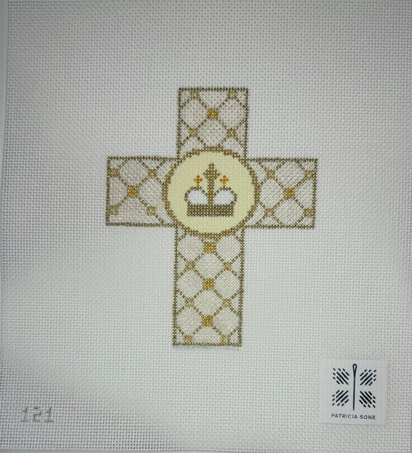 Crown Cross with Stitch Guide