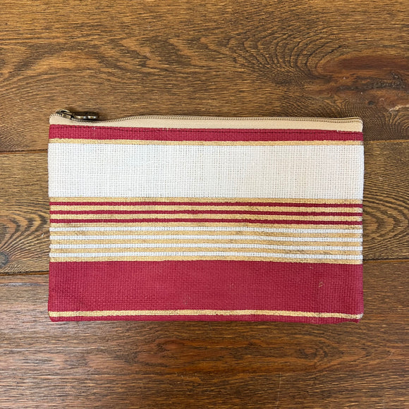 Tool Bag - Red & Gold Stripe