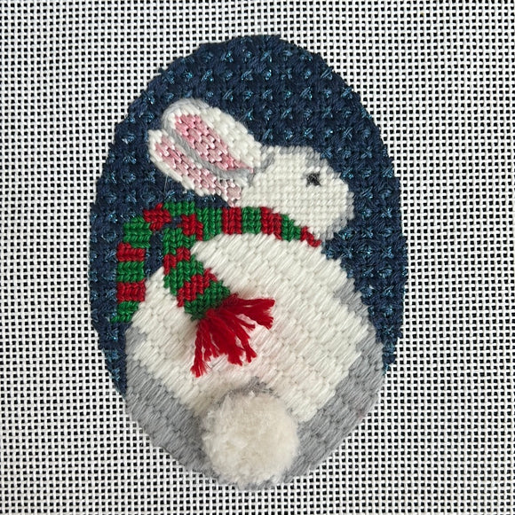 25% OFF - Bunny with Red & Green Scarf Kit