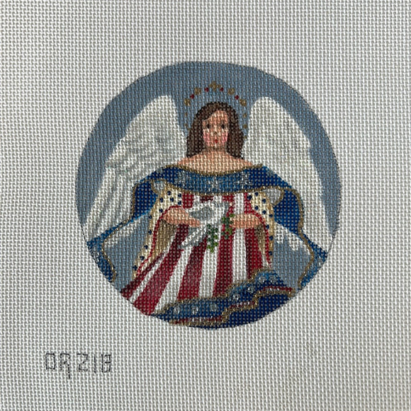 TTOR218 - Patriotic Angel Ornament