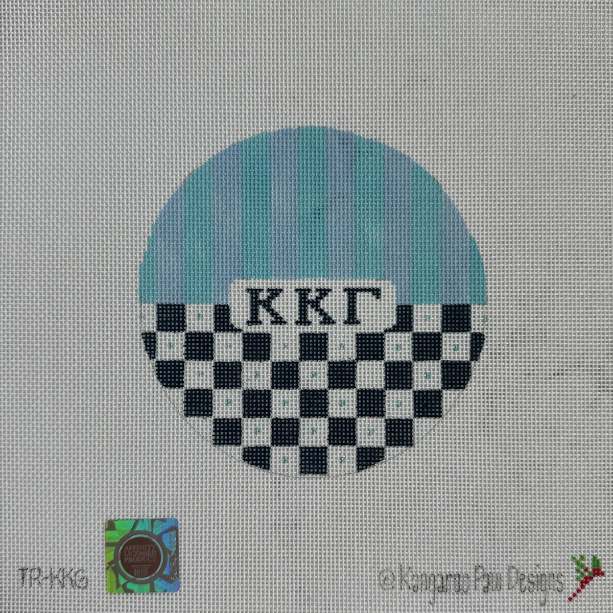 Round w/ Stripes and Checks Kappa Kappa Gamma KPTS Sep24 Chaparral