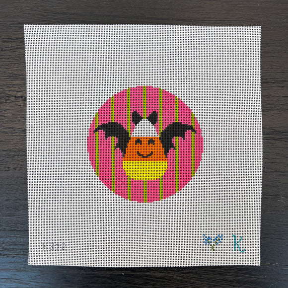 Halloween Round - Candy Corn Bat