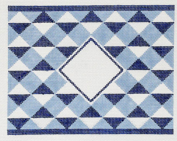 Tile Blue Clutch