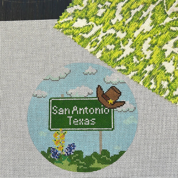 Signs of Texas - San Antonio & Vintage Fabric