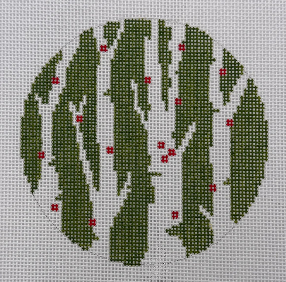 Card Art Ornament - Birch Trees