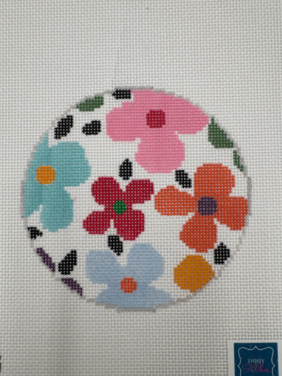 KCDTS Flower Power Rainbow Round