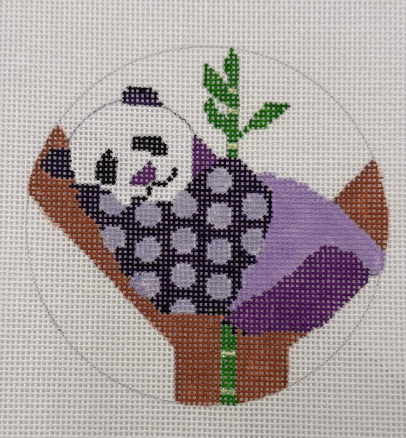 Panda in Purple