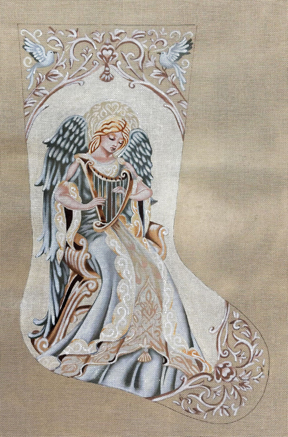 TTAXS382 - Ivory Angel Stocking