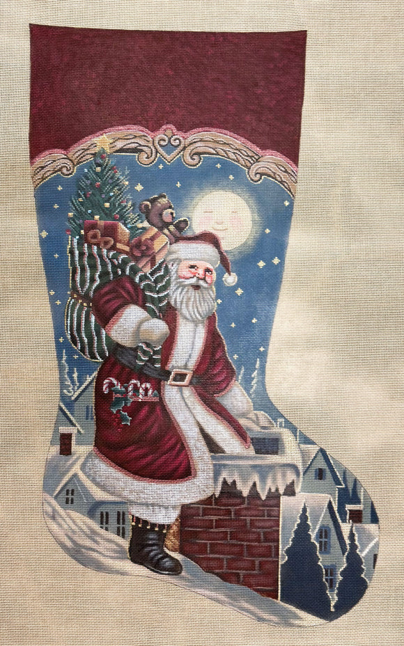 TTAXS427 - Santa Sneaks In Stocking