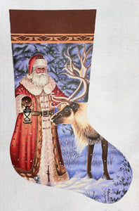 LGDAXS480 - Santa Finds Reindeer Stocking