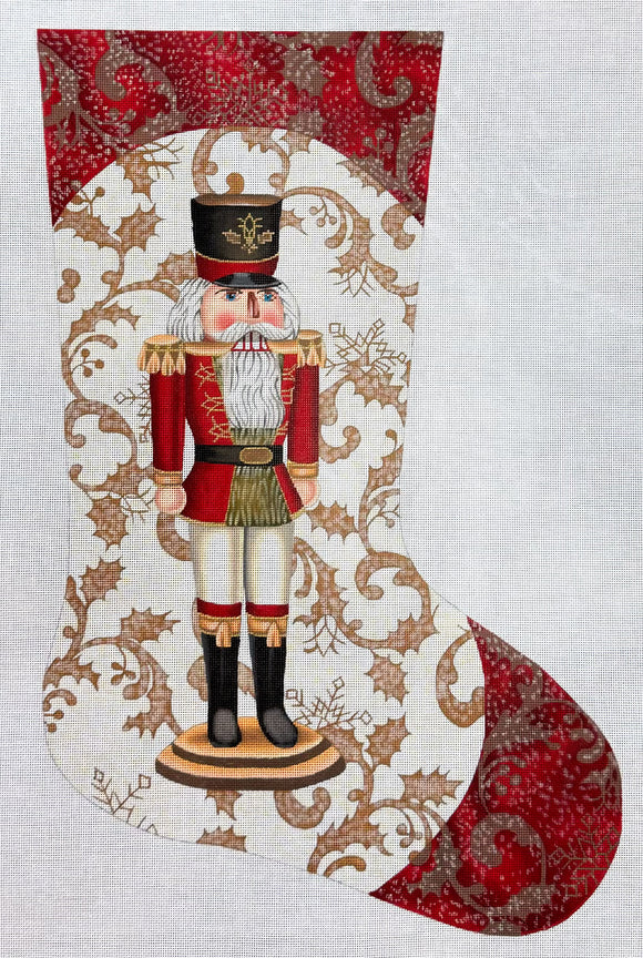 LGDAXS476 - Red Nutcracker Stocking