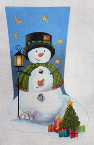 ADXS104 - Starry Night Snowman Stocking