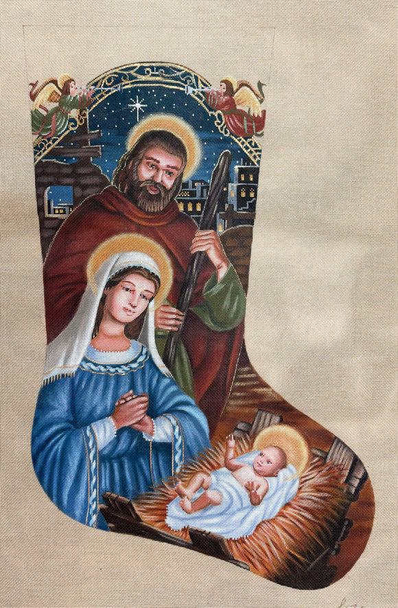 TTAXS345 - Mary, Joseph & Baby Stocking