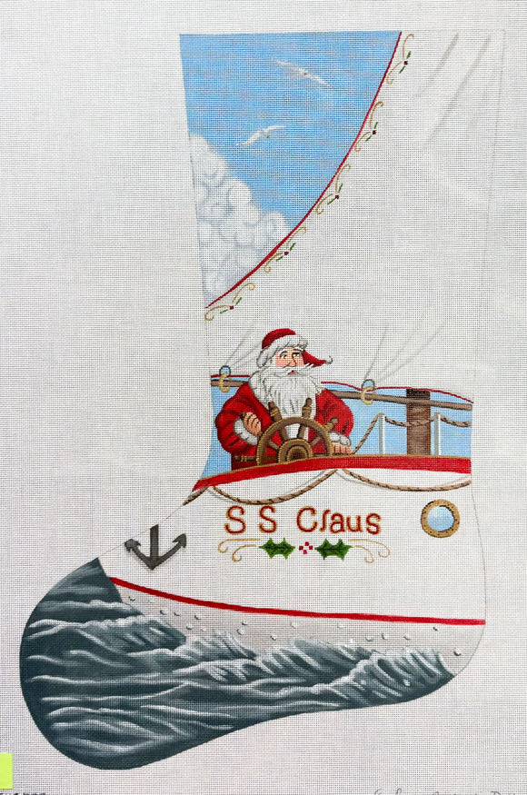 TTAXS202 - Santa Sailing Stocking