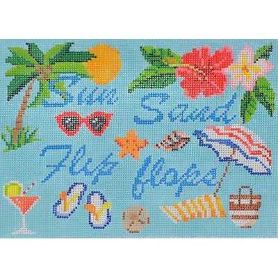 KB 1346 - Sun Sand Flip Flops Sign - KBTS Sep23