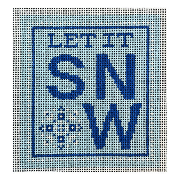 Let It Snow in Blue