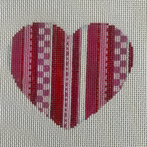 AThe858 - Multi Stripe/Pink HeartAssociated Talents Trunk Show May24