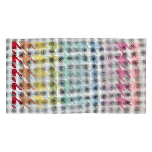 Rainbow Houndstooth Clutch Insert