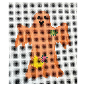 Orange Groovy Ghost