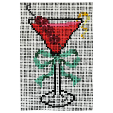 Raspberry Lemon Drop with Green Bow