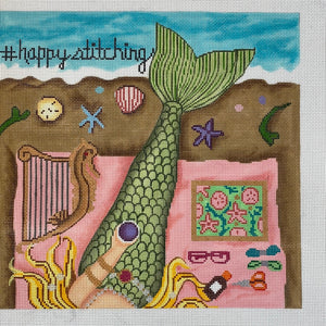 #Happy Stitching Mermaid - APTS Feb24
