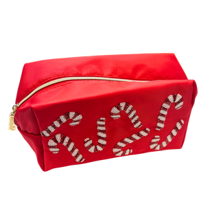 Zipper Pouch - Candy Canes