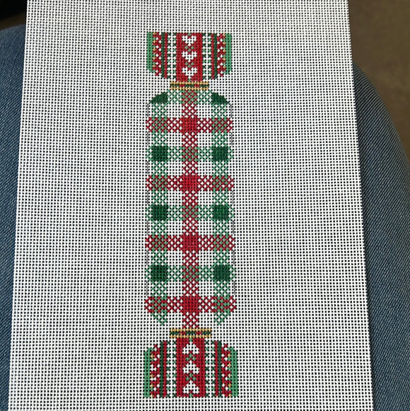 Gingham Cracker - Christmas Crackers (includes stitch guide by Jinny McAuliffe) - WSTS Sep23