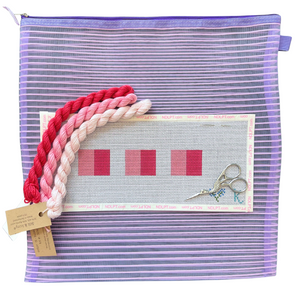 Beginner Kit: Pink & White Key Fob