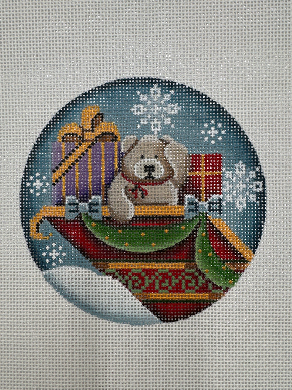 RWTS Teddy in the sleigh