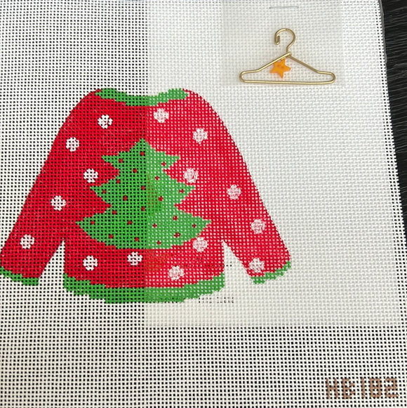 Hummingbird:HB-182 (Sweater - Christmas Tree with stitchguide)