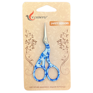 Stork Scissors - Blue Chinoiserie