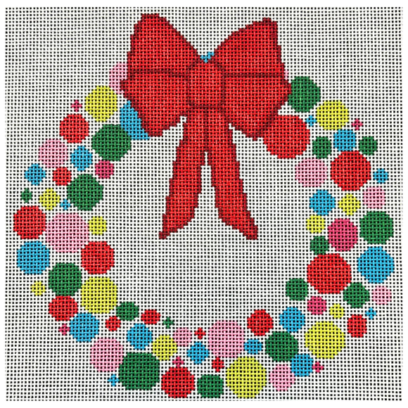 Bauble Dots Colorful - Wreath