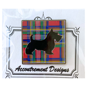 Dog on Plaid Needleminder