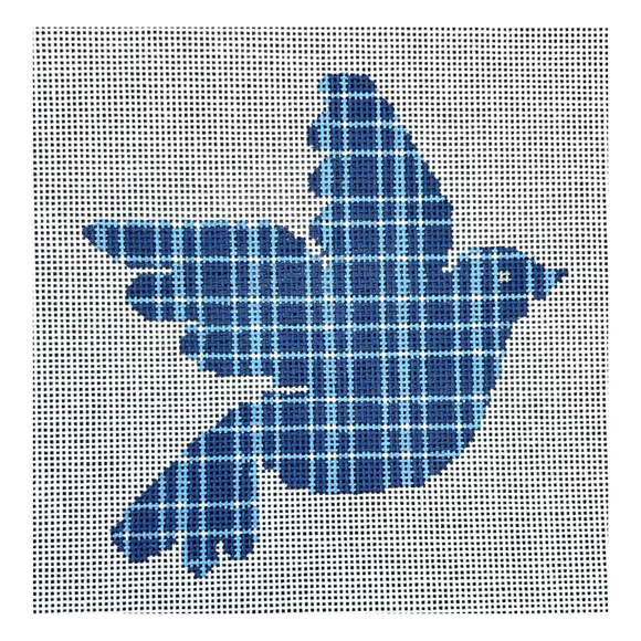 Blue Plaid - Dove