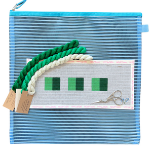 Beginner Kit: Green & White Key Fob