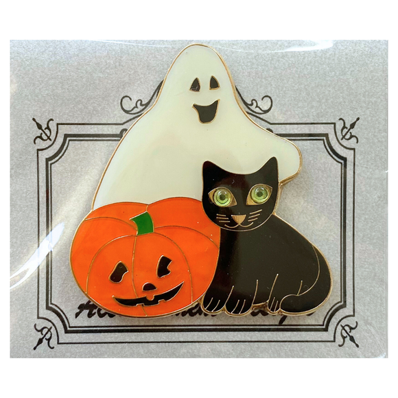 Halloween Trio (Ghost, Cat, Pumpkin) Needleminder