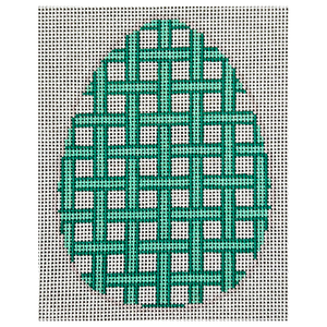 Easter Egg - Green Lattice