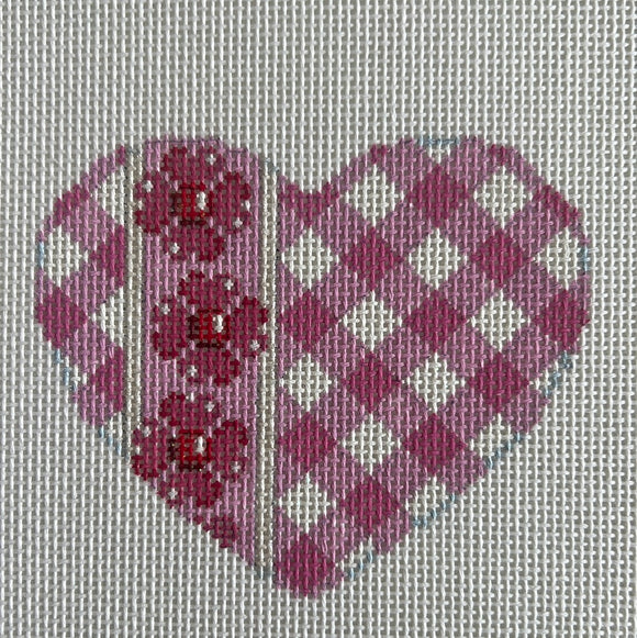 AThe856 - Light Pink Gingham/Flower HeartAssociated Talents Trunk Show May24