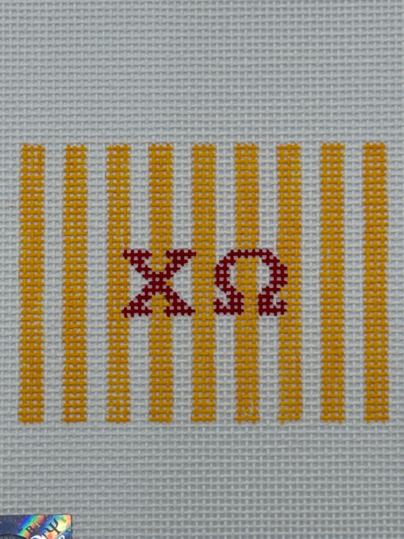 2x3 with Stripes Chi Omega