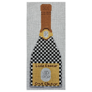 Champagne - Black Check - 18 Mesh