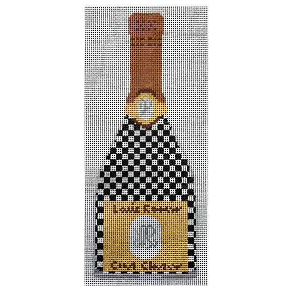 Champagne - Black Check - 18 Mesh