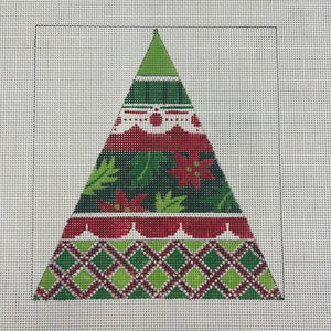 Small Christmas Pattern Tree Shape - APTS Feb24