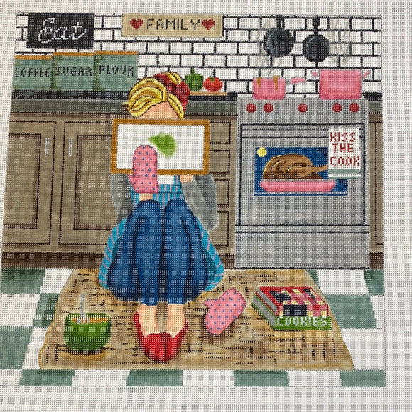 Stitching Girl - Kitchen - APTS Feb24