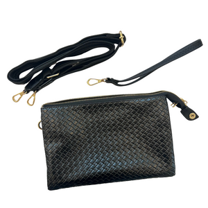 Black Woven Purse