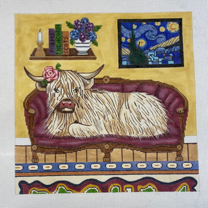 Highland Cattle W/ Starry Night - APTS Feb24