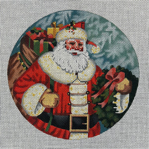 LGDOR201 - Santa with Wreath