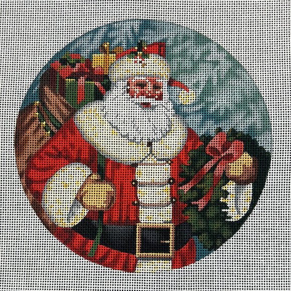 LGDOR201 - Santa with Wreath