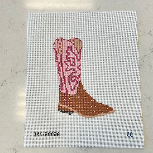 Pink Cowboy Boot