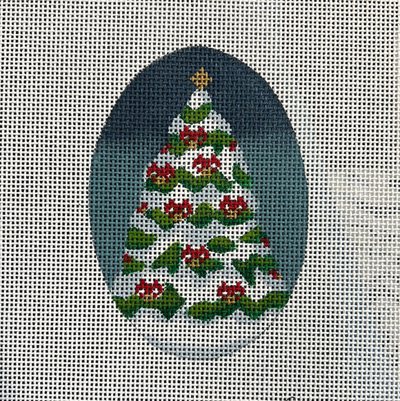 TTOR167-13 - Tree and Red Bows Ornament